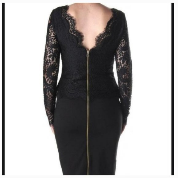 Ted Baker Lace Black Dress - Picture 5 of 7